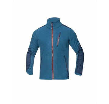 Bluza polarowa 4TECH - niebieski-petrol