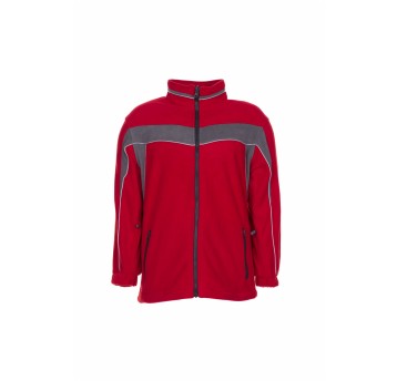 Bluza polarowa PLANAM Plaline - czerwony/łupkowy