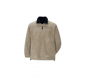 Bluza polarowa PLANAM RELAX - camel/granatowy