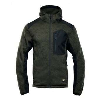 Bluza rozpinana z kapturem SEVEN KINGS - khaki