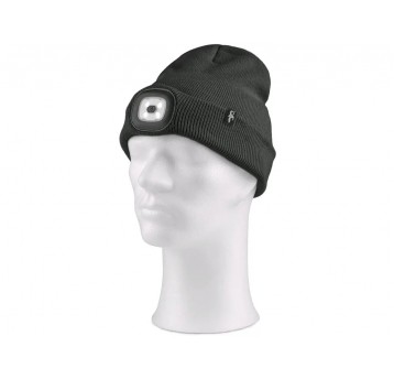 Czapka CXS TYNAN z lampką LED czarna