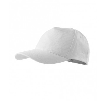 Czapka unisex Malfini 5P 307 nastawialna - biały