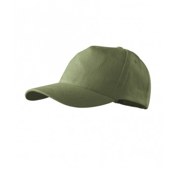 Czapka unisex Malfini 5P 307 nastawialna - khaki