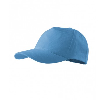 Czapka unisex Malfini 5P 307 nastawialna - lazurowy