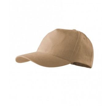 Czapka unisex Malfini 5P 307 nastawialna - piaskowy