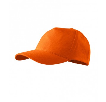 Czapka unisex Malfini 5P 307 nastawialna - pomarańczowy
