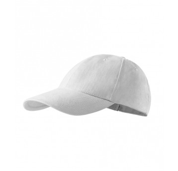 Czapka unisex Malfini 6P 305 nastawialna - biały