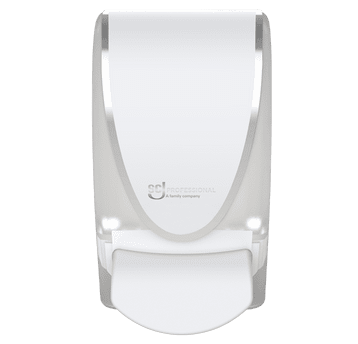 Dozownik transparentny Proline Quick-View Transparent - wkłady 1L - biały