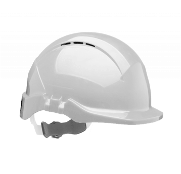 Hełm ochronny Centurion CONCEPT skrócony daszek wentylowany pokrętło - biały