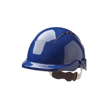 Hełm ochronny Centurion CONCEPT skrócony daszek wentylowany pokrętło - niebieski