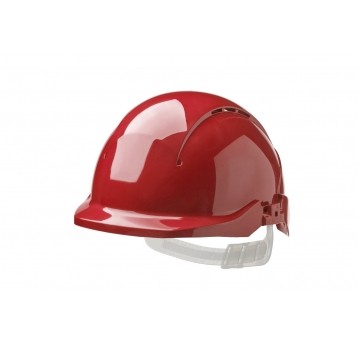 Hełm ochronny Centurion CONCEPT skrócony daszek wentylowany slip - czerwony