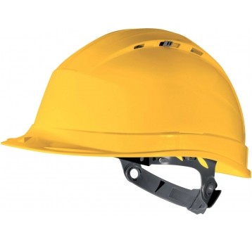 Hełm ochronny QUARTZ1 wentylowany z regulacją - żółty