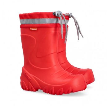 Kalosze dziecięce ocieplane Demar MMT-S G - czerwony