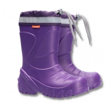 Kalosze dziecięce ocieplane Demar MMT-S K - fioletowy