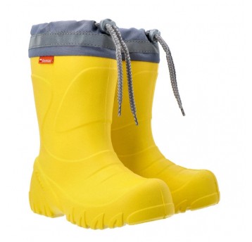 Kalosze dziecięce ocieplane Demar MMT-S L - żółty
