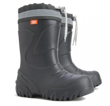 Kalosze młodzieżowe ocieplane Demar MMT-SM I - grafitowy
