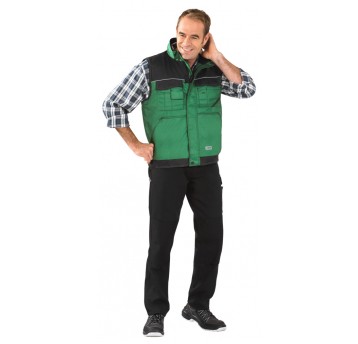 Kamizelka Outdoor Dust PLANAM - zielony/czarny
