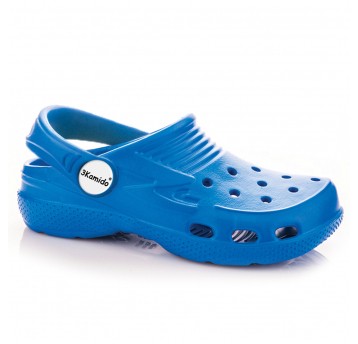 Klapki 3Kamido Croco Kids - niebieski