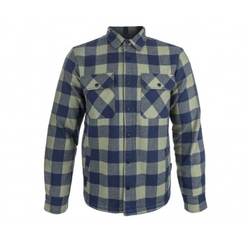 Koszula flanelowa Bennon PIPPO Jacket - khaki/blue