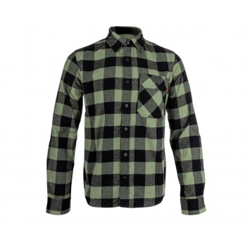 Koszula flanelowa Bennon PIPPO Shirt - khaki/black