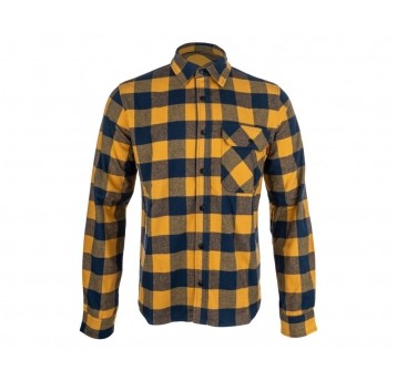 Koszula flanelowa Bennon PIPPO Shirt - ocher/blue