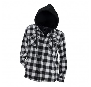 Koszula flanelowa ocieplana URGENT 850 BLACK/GREY