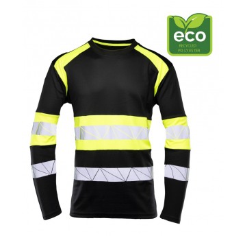 Koszulka długi rękaw SEVEN KINGS ECO RIVAL - czarny-żóły
