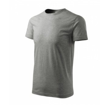 Koszulka Malfini Heavy New 137 unisex - ciemnoszary melanż