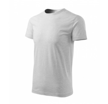 Koszulka Malfini Heavy New 137 unisex - jasnoszary melanż