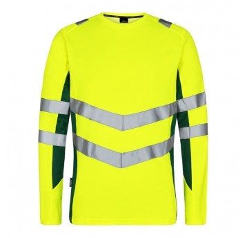 Koszulka ostrzegawcza długi rękaw ENGEL Safety t-shirt - żółty/granatowy