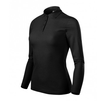 Koszulka polo damska Malfini PIQUE POLO LS 231- czarny