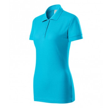 Koszulka polo damska Piccolio JOY P22 - turkus