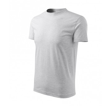Koszulka unisex Malfini Classic 101 - jasnoszary melanż