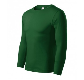 Koszulka unisex Piccolio PROGRESS LS P75 - zieleń butelkowa