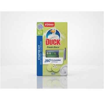 Krążki do talet o zapachu limonki Duck Fresh - 6 krążków