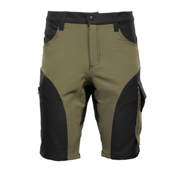 Krótkie spodenki SEVEN KINGS TRAIL - khaki-czarny