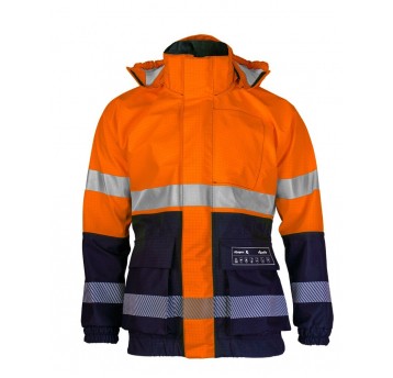 Kurtka multifunkcyjna bomberka PROS model 2821 - pomarańczowy-granatowy