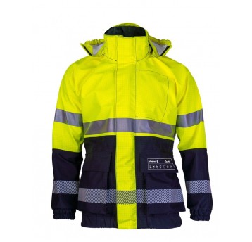 Kurtka multifunkcyjna bomberka PROS model 2821 - żółty-granatowy