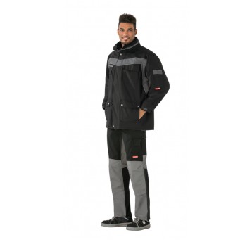 Kurtka PLANAM Plaline All-weather - czarny/cynkowy