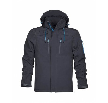 Kurtka softshell 4TECH męska - czarny