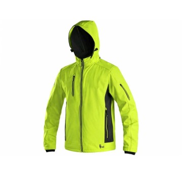 Kurtka softshell CXS DURHAM męska - żółto-czarny