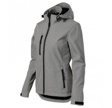 Kurtka softshell damska Malfini PERFORMANCE 521 - ciemnoszary melanż