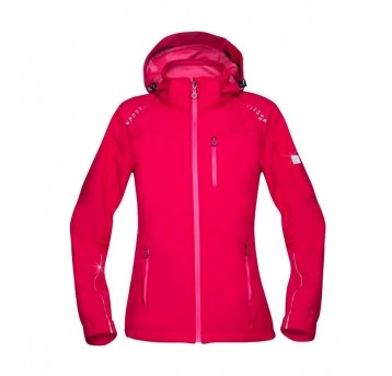 Kurtka softshell FLORET damska - różowy