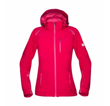 Kurtka softshell FLORET damska - różowy