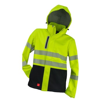 Kurtka softshell ostrzegawcza URGENT 982 - żółty
