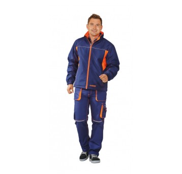 Kurtka softshell PLANAM BASALT NEON - granatowy/pomarańczowy