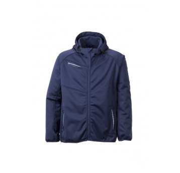 Kurtka softshell PLANAM Outdoor Fog - granatowy