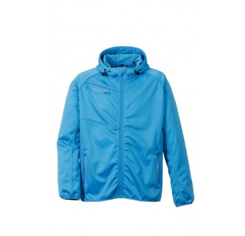 Kurtka softshell PLANAM Outdoor Fog - niebieski