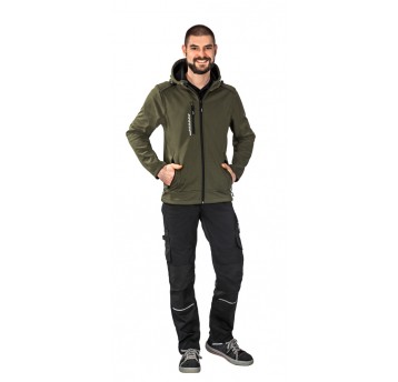 Kurtka softshell PLANAM Outdoor Hawk - oliwkowy