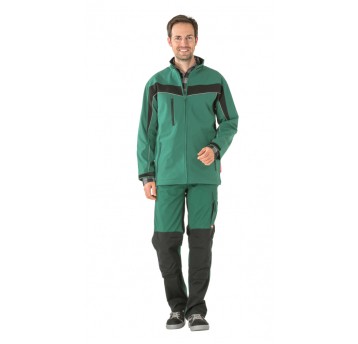 Kurtka softshell PLANAM Plaline - zielony/czarny